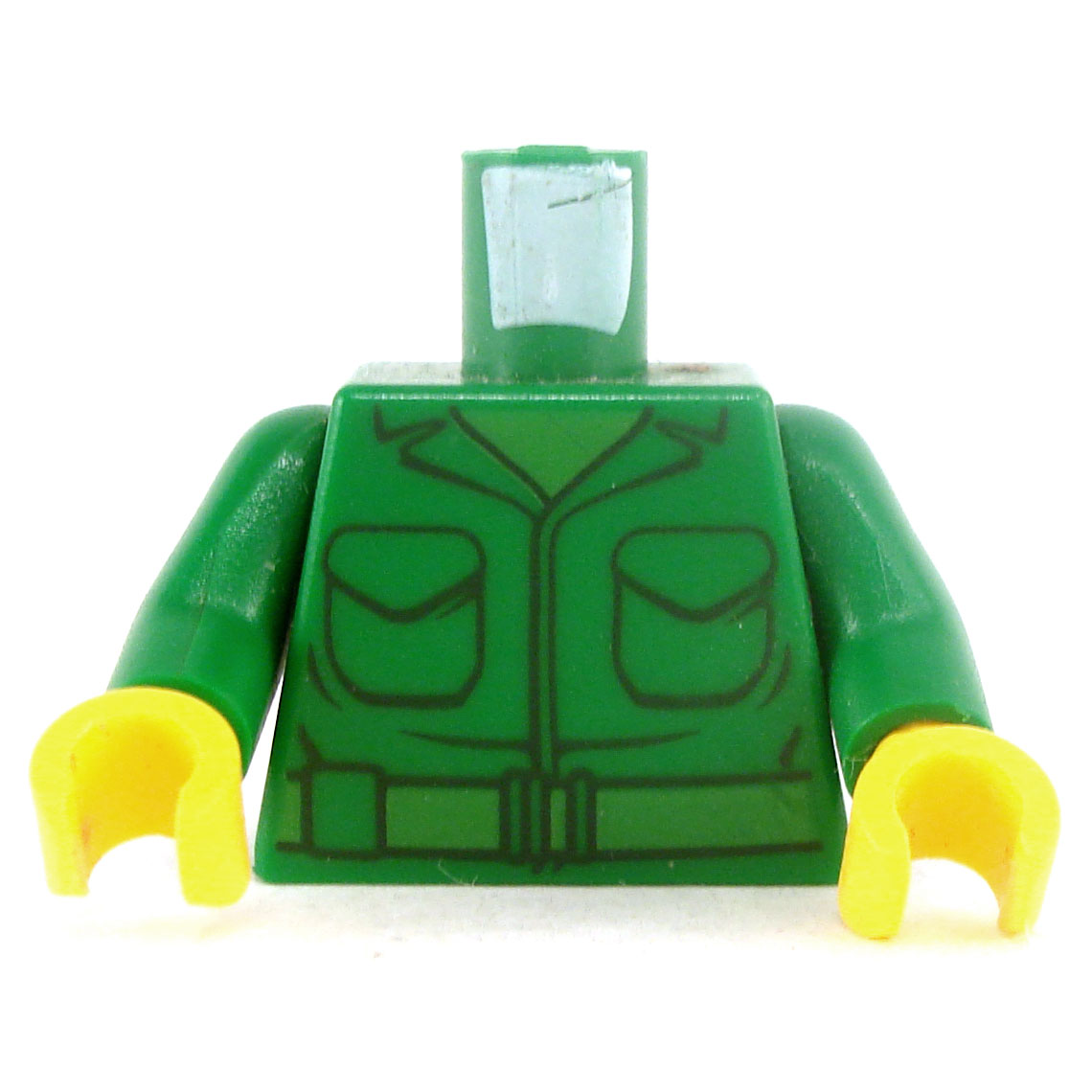 LEGO 5 x Pizza Delivery Torso Green Torso Polo Shirt City For Minifigure 