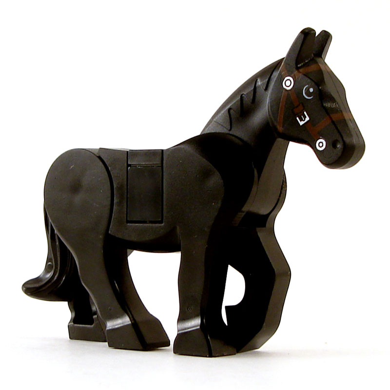 lego black horse