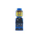 LEGO Halfling, Blue Shirt and Pants, Leg Armor