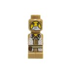 LEGO Halfling, Dark Tan Robe, White Beard