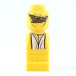 LEGO Halfling, Yellow and White Robes, Dark Flesh