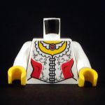 LEGO Torso, Female, Red and White Corset