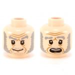 LEGO Head, Female with Brown Eyebrows and Peach Lips, Dual Sided: Smiling / Scared [CLONE] [CLONE] [CLONE] [CLONE] [CLONE] [CLONE] [CLONE] [CLONE] [CLONE]