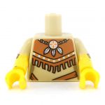 LEGO Dark Tan Shirt with Dark Red Arms, Suspenders and Pouch [CLONE] [CLONE] [CLONE] [CLONE]
