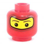 LEGO Head, Light Flesh, Stubble and Smile, Black Balaclava [CLONE]
