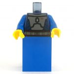 LEGO Dark Blue Robe, Gray Pattern