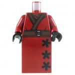 LEGO Dark Red Robe with Furry Chest