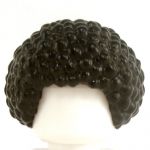 LEGO Hair, Long and Tousled with Side Part, Black [CLONE]