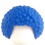 LEGO Hair, Combed Sideways and Down, Blue with Silver Streaks [CLONE]
