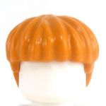 LEGO Hair, Short Bowl Cut, Medium Orange