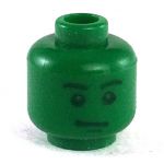 LEGO Head, Green with Small Smile
