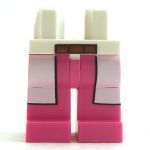 LEGO Legs, Pink with White Overcoat