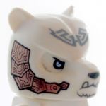 LEGO Head, Polar Bearkin, Headpiece/Mask, Partially Armored
