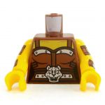 LEGO Fancy Brown Shirt with Light Flesh Bare Arms [CLONE] [CLONE] [CLONE]