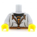 LEGO Red Torso w/ Rounded Collar, Gold Buttons and Black Belt [CLONE] [CLONE] [CLONE] [CLONE] [CLONE] [CLONE]