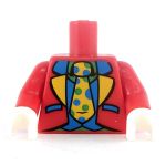 LEGO Torso, Red Jacket with Polka Dot Tie