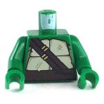LEGO Torso, Green with Turtle Shell, Belt and Shoulder Strap