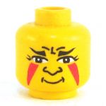 LEGO Head, Red Face Paint
