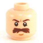 LEGO Head, Gray Eyebrows, Gray and White Beard, and Wrinkles [CLONE] [CLONE] [CLONE]