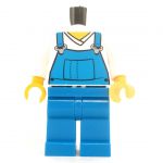 LEGO Blue Overalls with White Shirt