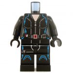 LEGO Black and Azure Female Outfit with Belt