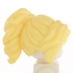 LEGO Hair, Female, Long and Wavy, Ponytail, Light Yellow