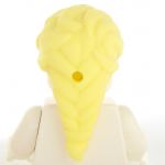 LEGO Hair, Female, Long and Braided, Light Yellow