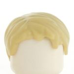 LEGO Hair, Short Tousled with Side Part, Dark Tan [CLONE]