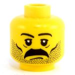 LEGO Head, Moustache and Stubble