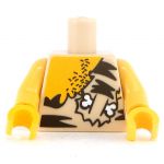 LEGO Torso, Animal Hide with Bone
