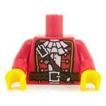 LEGO Torso, Red  Pirate Coat