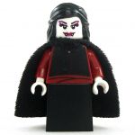 LEGO Vampire (or Spawn), Female, Black Robes with Dark Red Sleeves and Sash