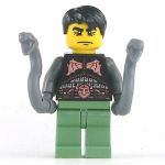 LEGO Yuan-ti Malison, Type 2, Dark Gray Snake Arms