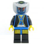 LEGO Yuan-ti Malison, Type 1, Blue Head with Gray Hood