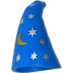 LEGO Wizard's Hat, Blue with Blue Stars [CLONE]