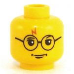 LEGO Head, Glasses, Scar