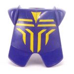 LEGO Breastplate with Leg Protection, Purple with Geometric Print