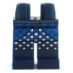 LEGO Legs, Dark Blue with Scale Mail