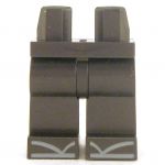 LEGO Legs, Pearl Dark Gray with Sandals