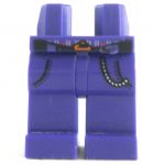 LEGO Legs, Dark Purple Jeans with Chain
