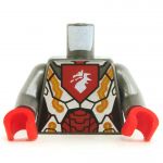 LEGO Torso, Female, Steel Plate Armor and Dragon Emblem
