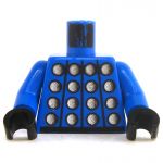 LEGO Torso, Blue with Studded Pattern