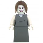 LEGO Vampire Spawn, Female, Gray Dress, Dark Brown Hair