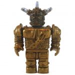 LEGO Animated Armor, Short and Square, Brass with Silver Horns or Crest