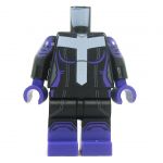 LEGO Black Outfit with White Cross/T, Purple Boots