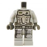 LEGO Gray Outfit with Silver Armor Plate