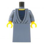 LEGO Robe, Sand Blue with Dark Blue Shirt Underneath