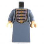 LEGO Sand Blue Dress with Purple and Gold Chest