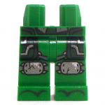 LEGO Legs, Green with Armored Knee Pads