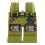 LEGO Legs, Olive Green with Knee Pads